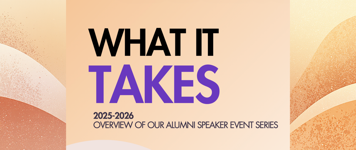 University of Westminster What It Takes 2025–26 alumni speaker event series report
