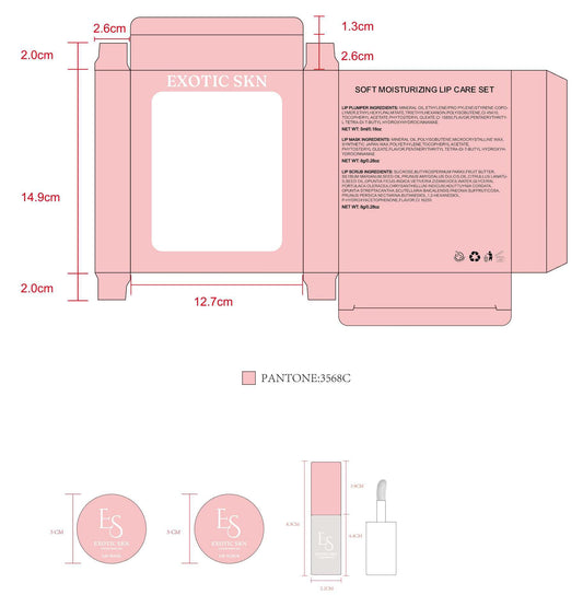 Unveiling the Creation Journey of the Plumptious Peach Lip Care Set