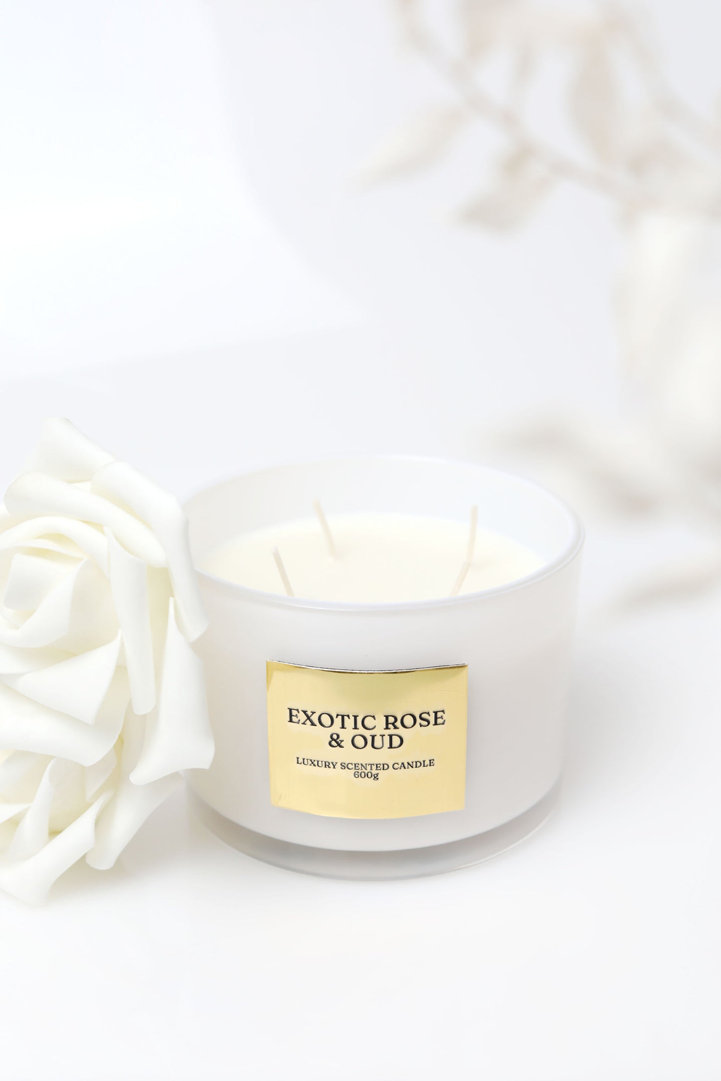 Limited Edition Exotic Rose & Oud Candle