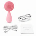 Everything included with Dream Skin Cleanser arranged as a white luxury flat lay